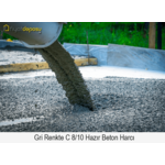 Gri Renkte C 8/10 Basınç Dayanımında Hazır Beton Harcı
