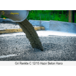 Gri Renkte C 12/15 Basınç Dayanımında Hazır Beton Harcı