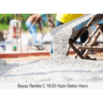 Beyaz Renkte C 16/20 Basınç Dayanımında Hazır Beton Harcı Beyaz Renkte C 16/20 Basınç Dayanımında Hazır Beton Harcı