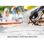 Beyaz Renkte C 25/30 Basınç Dayanımında Hazır Beton Harcı Beyaz Renkte C 25/30 Basınç Dayanımında Hazır Beton Harcı