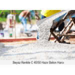 Beyaz Renkte C 40/50 Basınç Dayanımında Hazır Beton Harcı Beyaz Renkte C 40/50 Basınç Dayanımında Hazır Beton Harcı