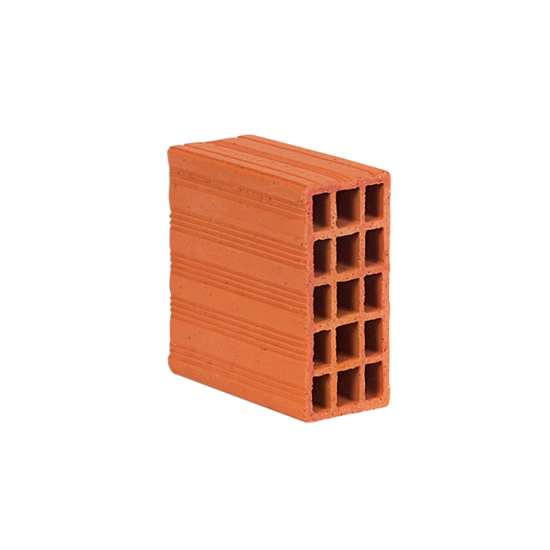 190 x 85 x 190 mm Ebatlarında Yatay Delikli Tuğla