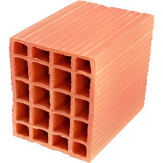 Kudret Tuğla - 13,5'luk Tuğla - 190 x 135 x 190 mm Ebatlarında Yatay Delikli Tuğla