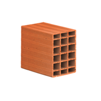250 x 120 x 200 mm Ebatlarında Yatay Delikli Tuğla