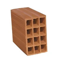 Kudret Tuğla - 12'lik Tuğla - 250 x 120 x 200 mm Ebatlarında Yatay Delikli Tuğla