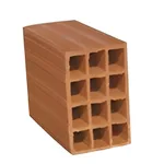 Kudret Tuğla - 12 x 25 x 25'lik Tuğla - 250 x 120 x 250 mm Ebatlarında Yatay Delikli Tuğla