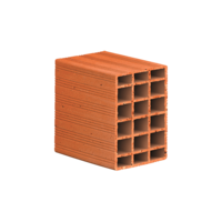 235 x 135 x 240 mm Ebatlarında Yatay Delikli Tuğla