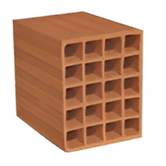 Kudret Tuğla - 24 x 13,5'luk Tuğla - 235 x 135 x 240 mm Ebatlarında Yatay Delikli Tuğla