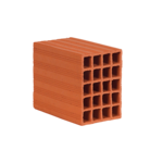 240 x 135 x 190 mm Ebatlarında Yatay Delikli Tuğla
