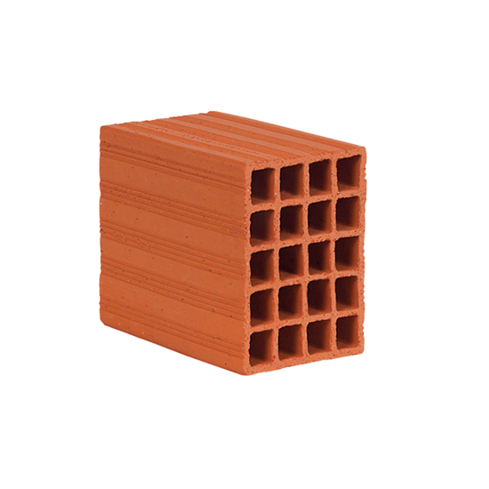 240 x 135 x 190 mm Ebatlarında Yatay Delikli Tuğla