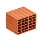 235 x 240 x 190 mm Ebatlarında Yatay Delikli Tuğla 235 x 240 x 190 mm Ebatlarında Yatay Delikli Tuğla