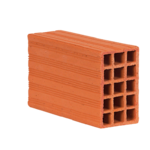 280 x 100 x 190 mm Ebatlarında Yatay Delikli Tuğla