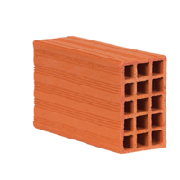 280 x 100 x 190 mm Ebatlarında Yatay Delikli Tuğla