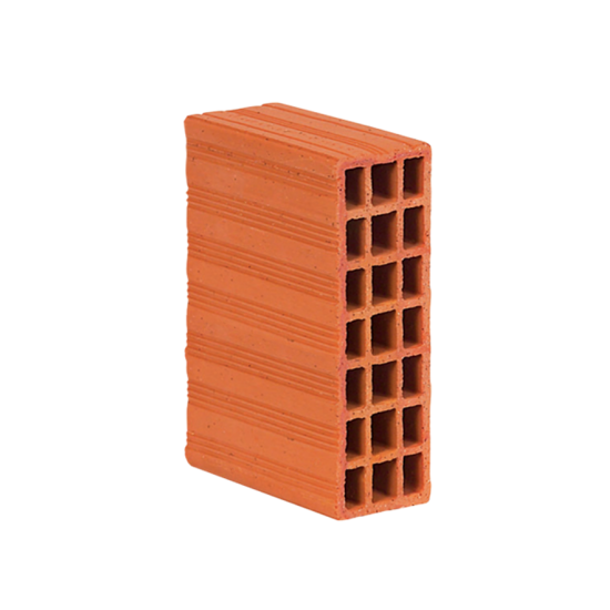 190 x 85 x 300 mm Ebatlarında Yatay Delikli Tuğla