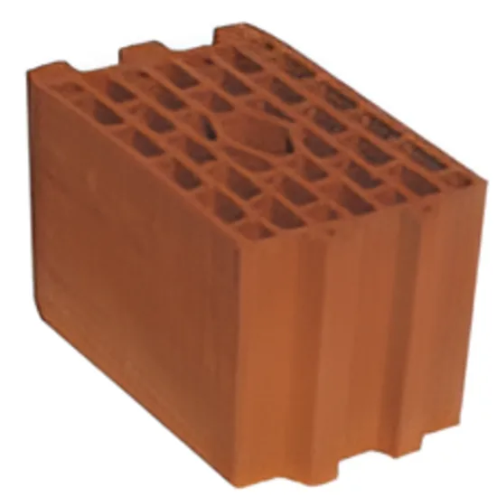 Kudret Tuğla - 14,5'luk İzolasyon Tuğlası - 240 x 145 x 235 mm Ebatlarında Düşey Delikli Tuğla