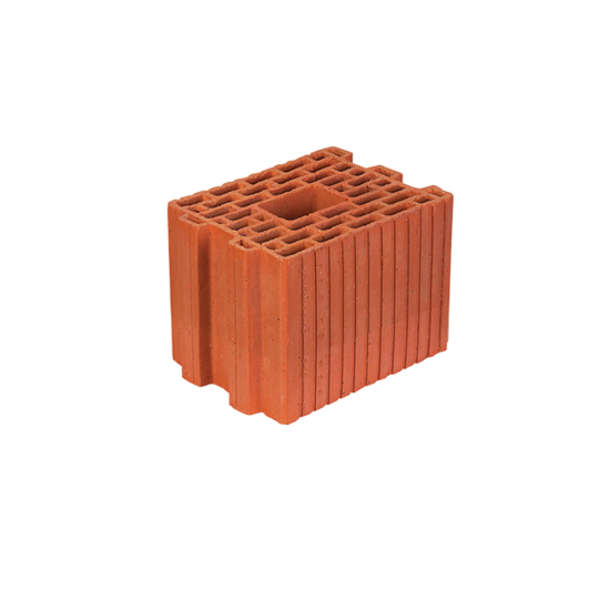 250 x 200 x 190 mm Ebatlarında Düşey Delikli Tuğla