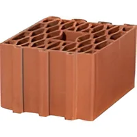 Kudret Tuğla - 20 x 19'luk Petek İzolasyon Tuğlası - 250 x 200 x 190 mm Ebatlarında Düşey Delikli İzo Tuğla