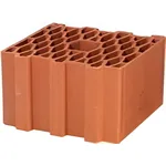 Kudret Tuğla - 25 x 19'luk Petek İzolasyon Tuğlası - 250 x 250 x 190 mm Ebatlarında Düşey Delikli İzo Tuğla