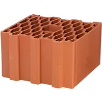 Kudret Tuğla - 25 x 19'luk Petek İzolasyon Tuğlası - 250 x 250 x 190 mm Ebatlarında Düşey Delikli İzo Tuğla