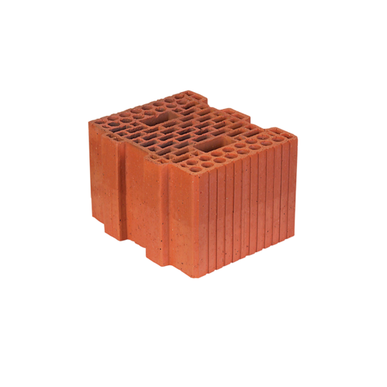 250 x 280 x 190 mm Ebatlarında Düşey Delikli Tuğla