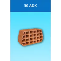 Kudret Tuğla - 30 ADK Taşıyıcı Asmolen Kulaklı Döşeme Dolgu Tuğlası - 200 x 530 x 300 mm Ebatlarında