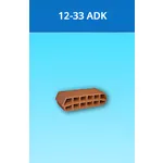 Kudret Tuğla - 12 x 33'lük ADK Taşıyıcı Asmolen Kulaklı Döşeme Dolgu Tuğlası - 200 x 330 x 120 mm Ebatlarında