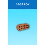 Kudret Tuğla - 16 x 33'lük ADK Taşıyıcı Asmolen Kulaklı Döşeme Dolgu Tuğlası - 200 x 330 x 160 mm Ebatlarında
