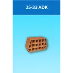 Kudret Tuğla - 25 x 33'lük ADK Taşıyıcı Asmolen Kulaklı Döşeme Dolgu Tuğlası - 200 x 330 x 250 mm Ebatlarında