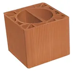 Kudret Tuğla - 19'luk Yuvarlak Baca Tuğlası - 190 x 190 x 190 mm Ebatlarında