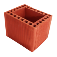 240 x 190 x 190 mm Ebatlarında Dikdörtgen Baca Tuğlası