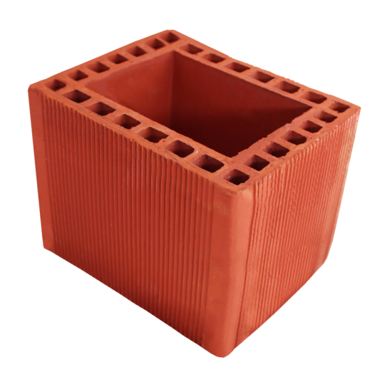 240 x 190 x 190 mm Ebatlarında Dikdörtgen Baca Tuğlası