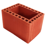 300 x 190 x 190 mm Ebatlarında Dikdörtgen Baca Tuğlası