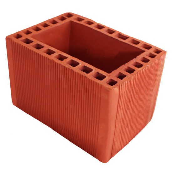 300 x 190 x 190 mm Ebatlarında Dikdörtgen Baca Tuğlası