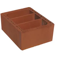 Kudret Tuğla - 30 x 40'lık Şömine Baca Tuğlası - 400 x 300 x 190 mm Ebatlarında