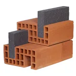 Kudret Tuğla - 25'lik Termal Tuğla - 235 x 250 x 135 mm Ebatlarında Yatay Delikli Isı Yalıtımlı Tuğla