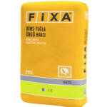 Fixa Yapı Kimyasalları - Fixa Bims-Tuğla Örgü Harcı