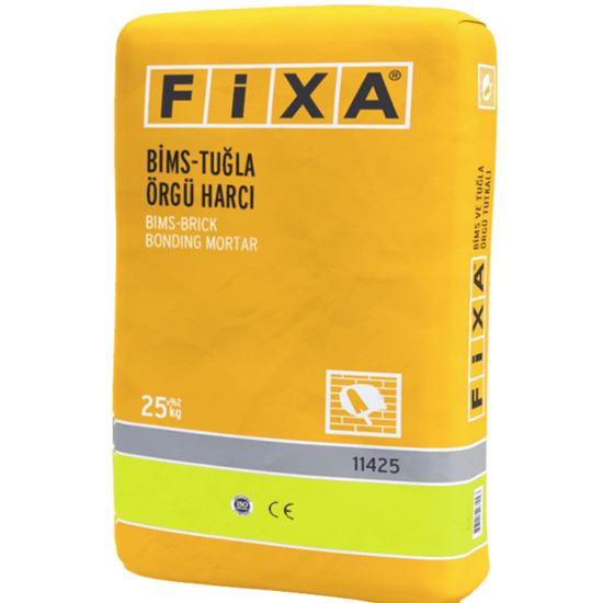 Fixa Yapı Kimyasalları - Fixa Bims-Tuğla Örgü Harcı