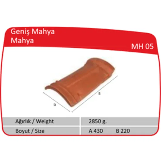 Çenesizler Toprak - Kiremit Tuğla - Geniş Mahya