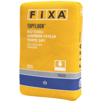 Fixa Yapı Kimyasalları - Topfloor Alçı Esaslı Kendinden Yayılan Tesviye Şapı (2 - 10 Mm)