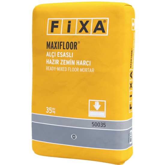 Fixa Yapı Kimyasalları - Maxıfloor - Alçı Esaslı Hazır Zemin Harcı