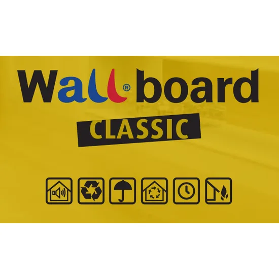 All Alçı - Wallboard Classic - Klasik Alçı Levha (Kalınlık: 18 mm) (Tip: A)