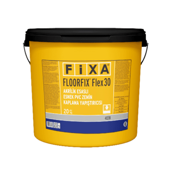 Fixa Yapı Kimyasalları - Floorfıx Flex 30 - Akrilik Esaslı Esnek Pvc Zemin Kaplama Yapıştırıcısı