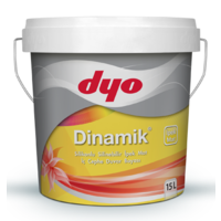 Dyo Boya - Dinamik İpek Mat - Silikonlu Silinebilir İpek Mat İç Cephe Duvar Boyası