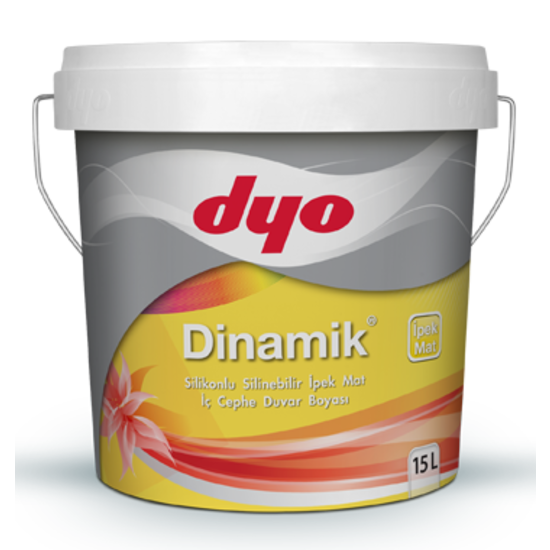 Dyo Boya - Dinamik İpek Mat - Silikonlu Silinebilir İpek Mat İç Cephe Duvar Boyası