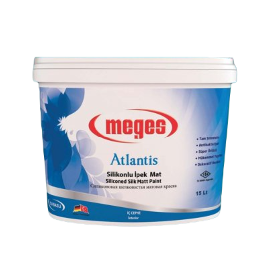 Meges Boya - Atlantis Silikonlu İpek Mat Boya - İç Cephe Boyası