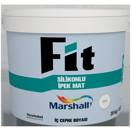 Marshall Boya - Fit Silikonlu İpek Mat - İç Cephe Duvar Boyası Marshall Boya - Fit Silikonlu İpek Mat - İç Cephe Duvar Boyası