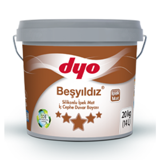 Dyo Boya - Beşyıldız Silikonlu İpek Mat - Silikonlu İpek Mat İç Cephe Duvar Boyası