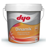 Dyo Boya - Dinamik Mat - Silikonlu Silinebilir Mat İç Cephe Duvar Boyası