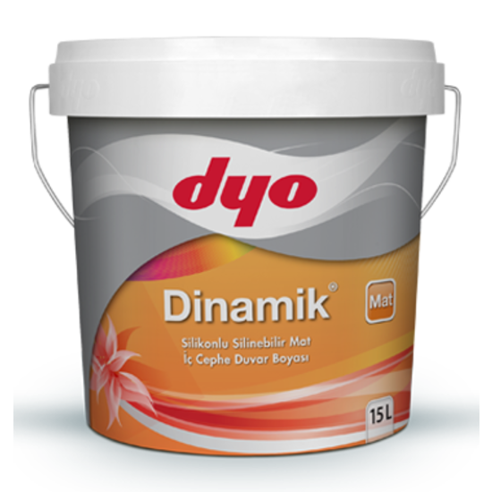 Dyo Boya - Dinamik Mat - Silikonlu Silinebilir Mat İç Cephe Duvar Boyası