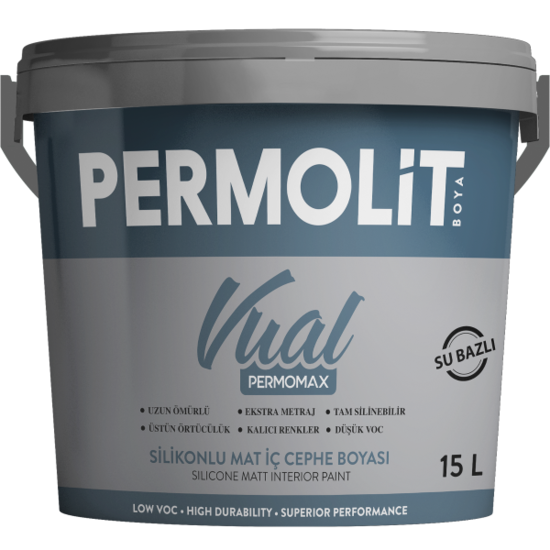 Permolit - Permomax Vual Silikonlu Mat İç Cephe Boyası